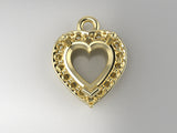 S7404 Heart D1.1mm Pendant