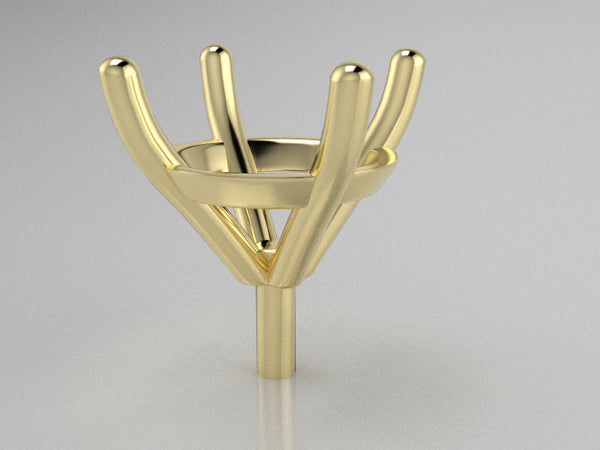 S1407 4 Prong Gallery Head