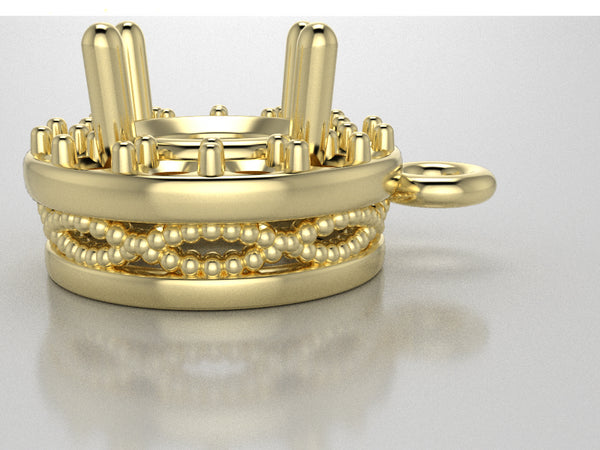 S1408 Side1.3mm Halo Setting