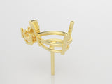 E5102  2mm3Ston Pear Earring