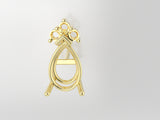 E5102  2mm3Ston Pear Earring