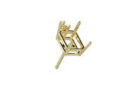E4002 Emerald 1Stone Earring