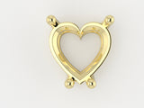 S7002 Heart Double Wire 4Prong