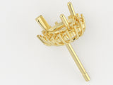 E5302 D1.3mm Halo Earring