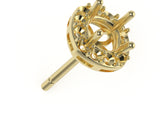 E2110 Cushion Halo D1.5mm Earring