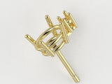 E3002 Oval With D2.4mm 1 Stone