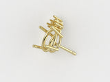 E3003 Oval With 2mm 3Stone Earring