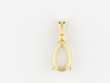 S5102 Pear 1Dia 2.4mm Pendant