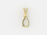 S5103 Pear 2mmx3 Dia Pendant