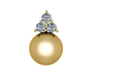 PC005 - 3-Stone Pearl Cap