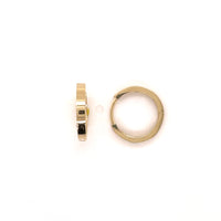 H0011 - 13mm Flat Hoop Earrings