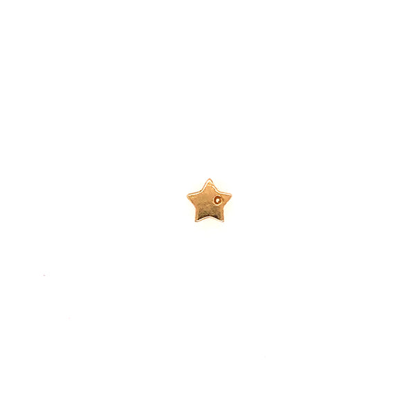 C7104 - Single Stone Mini Star Charm