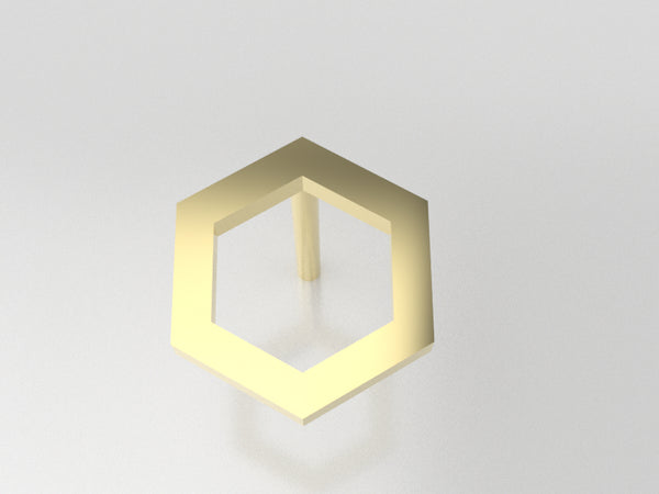 FE1106 - Hexagon Earrings