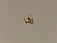 S8006 - Triangle Double Wire Double Prong Setting